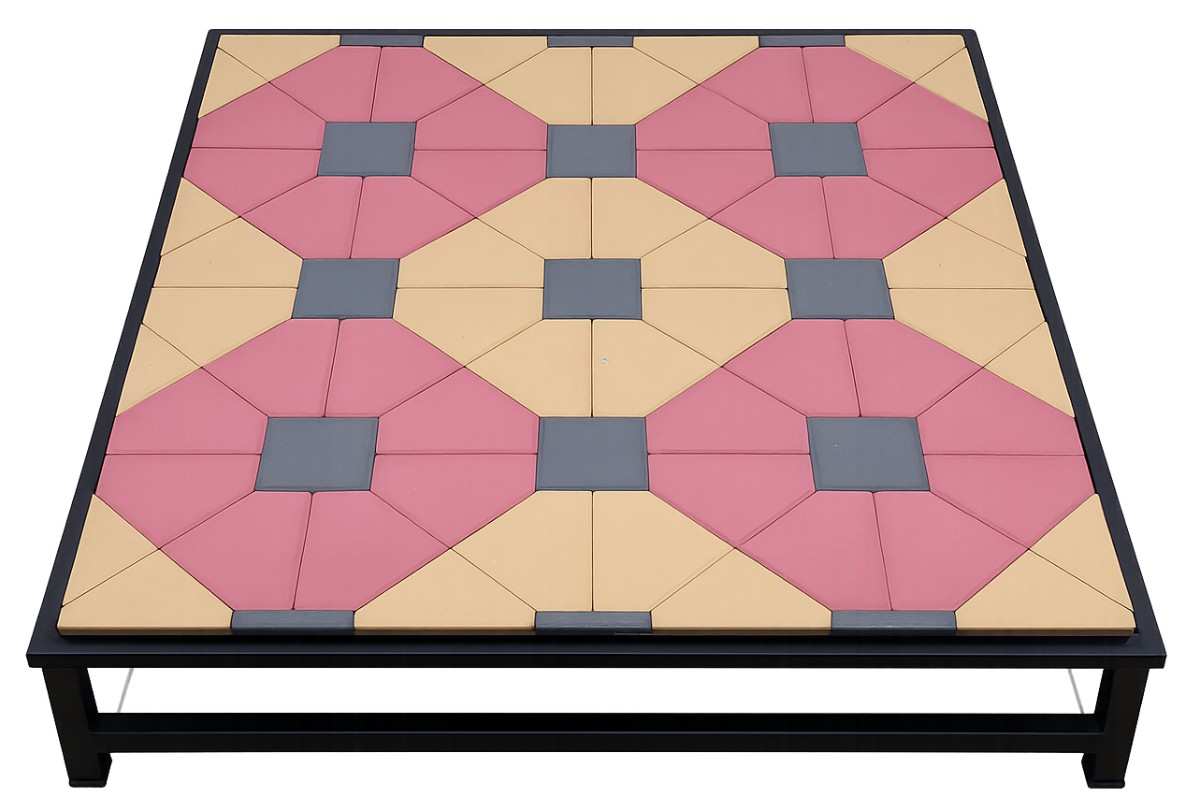 Interlocking concrete paving blocks in Design Number 16 by Top Concrete Product Factory.