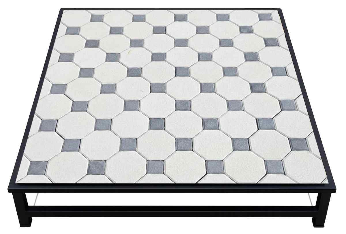 Interlocking concrete paving blocks in Design Number 1 by Top Concrete Product Factory.