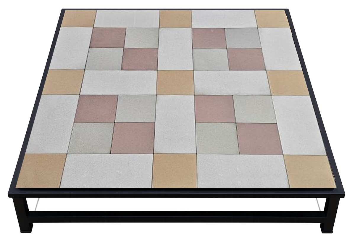 Interlocking concrete paving blocks in Design Number 1 by Top Concrete Product Factory.