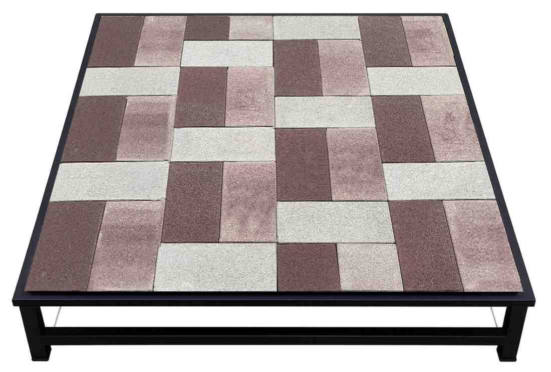 Interlocking concrete paving blocks in Design Number 24 by Top Concrete Product Factory.