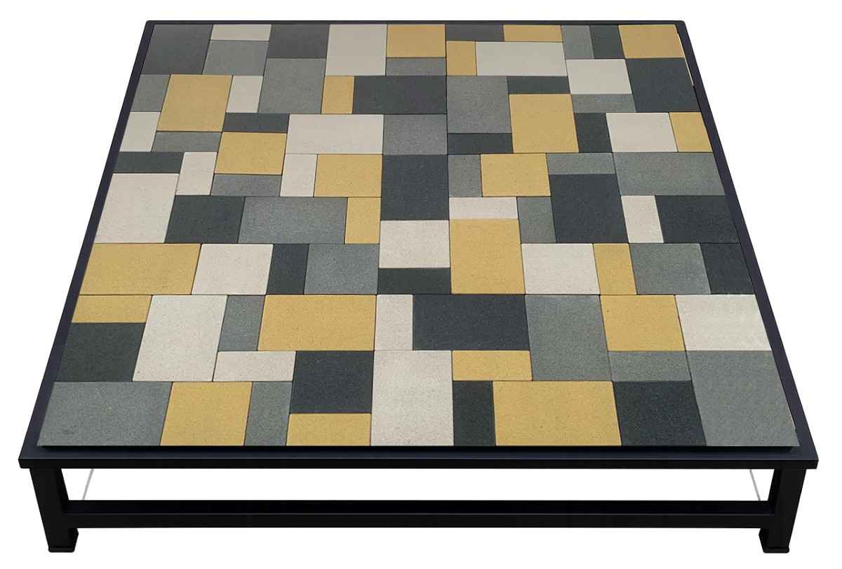 Interlocking concrete paving blocks in Design Number 25 by Top Concrete Product Factory.