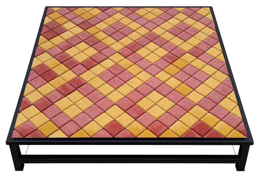 Interlocking concrete paving blocks in Design Number 26 by Top Concrete Product Factory.