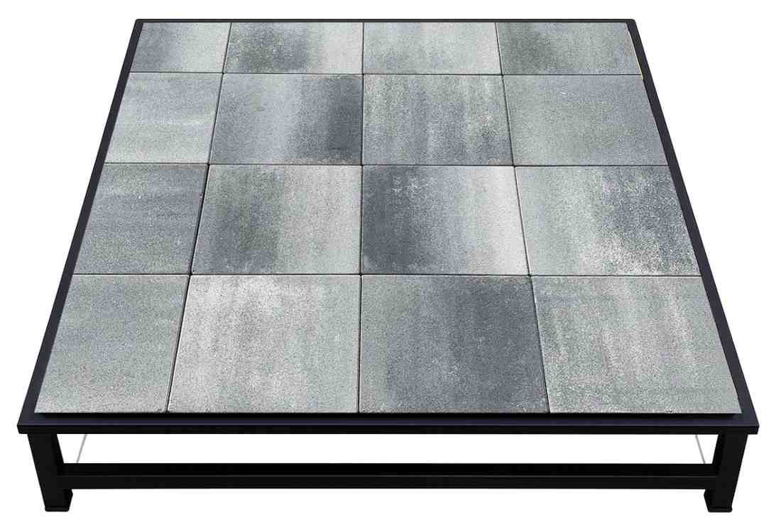 Interlocking concrete paving blocks in Design Number 27 by Top Concrete Product Factory.