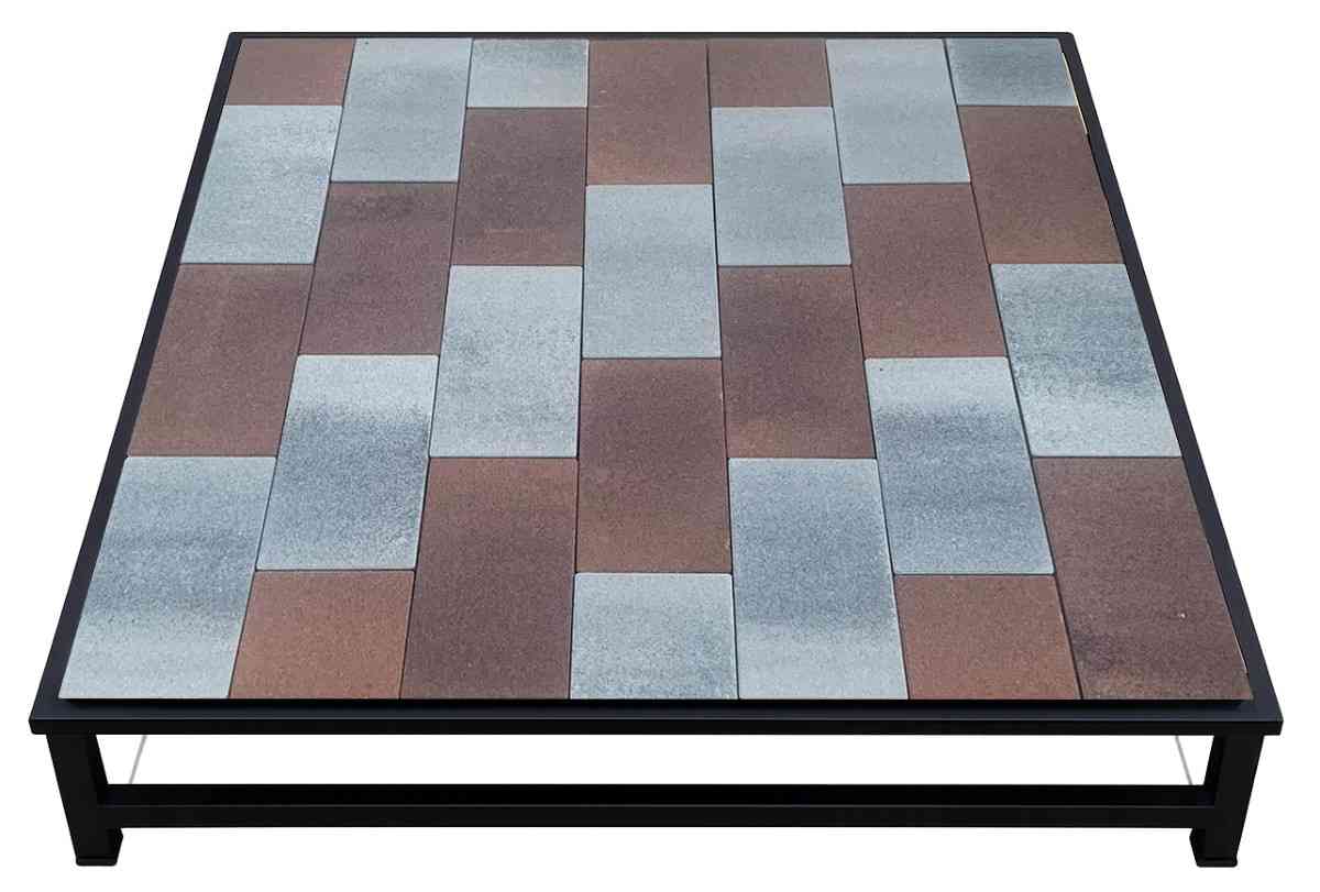 Interlocking concrete paving blocks in Design Number 28 by Top Concrete Product Factory.