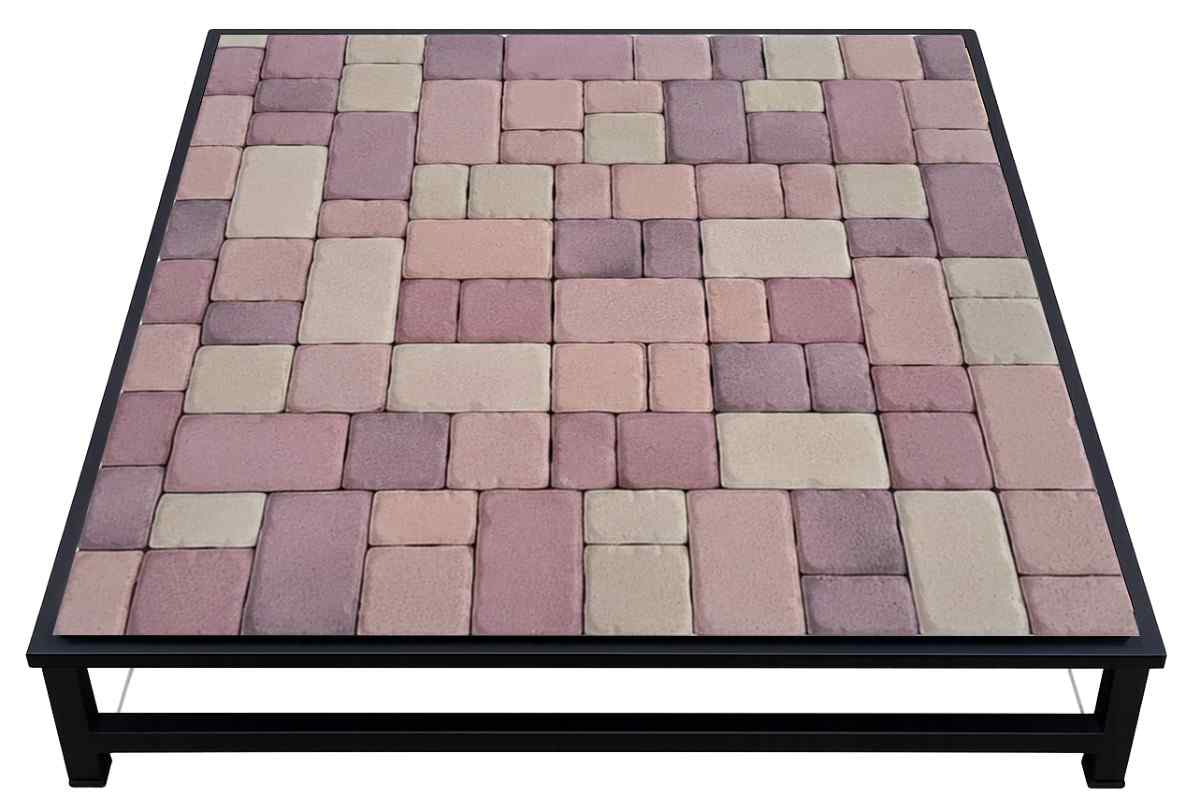 Interlocking concrete paving blocks in Design Number 3 by Top Concrete Product Factory.