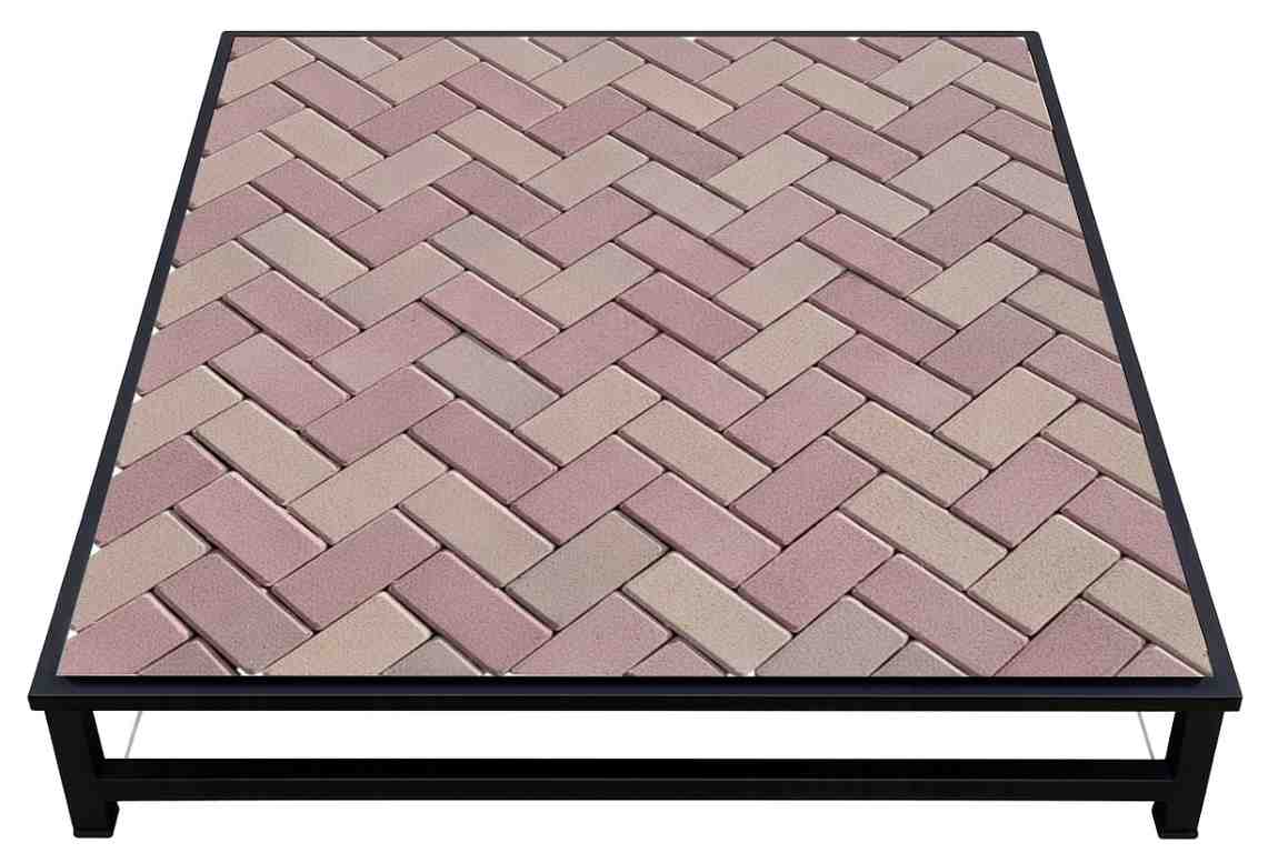 Interlocking concrete paving blocks in Design Number 5 by Top Concrete Product Factory.