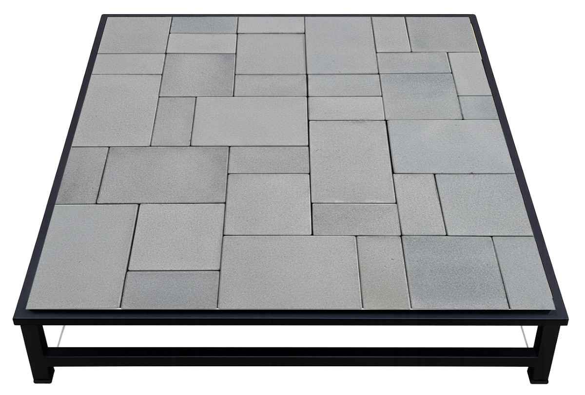 Interlocking concrete paving blocks in Design Number 7 by Top Concrete Product Factory.