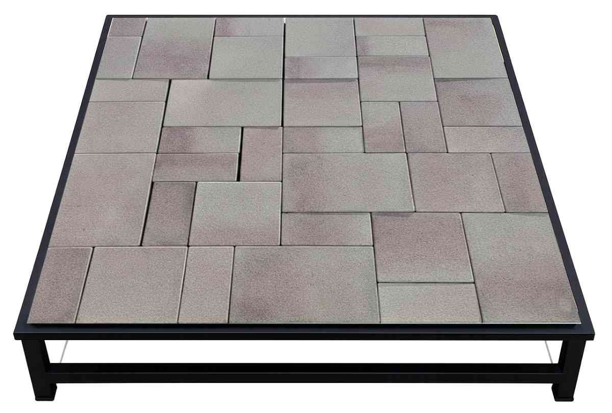 Interlocking concrete paving blocks in Design Number 8 by Top Concrete Product Factory.