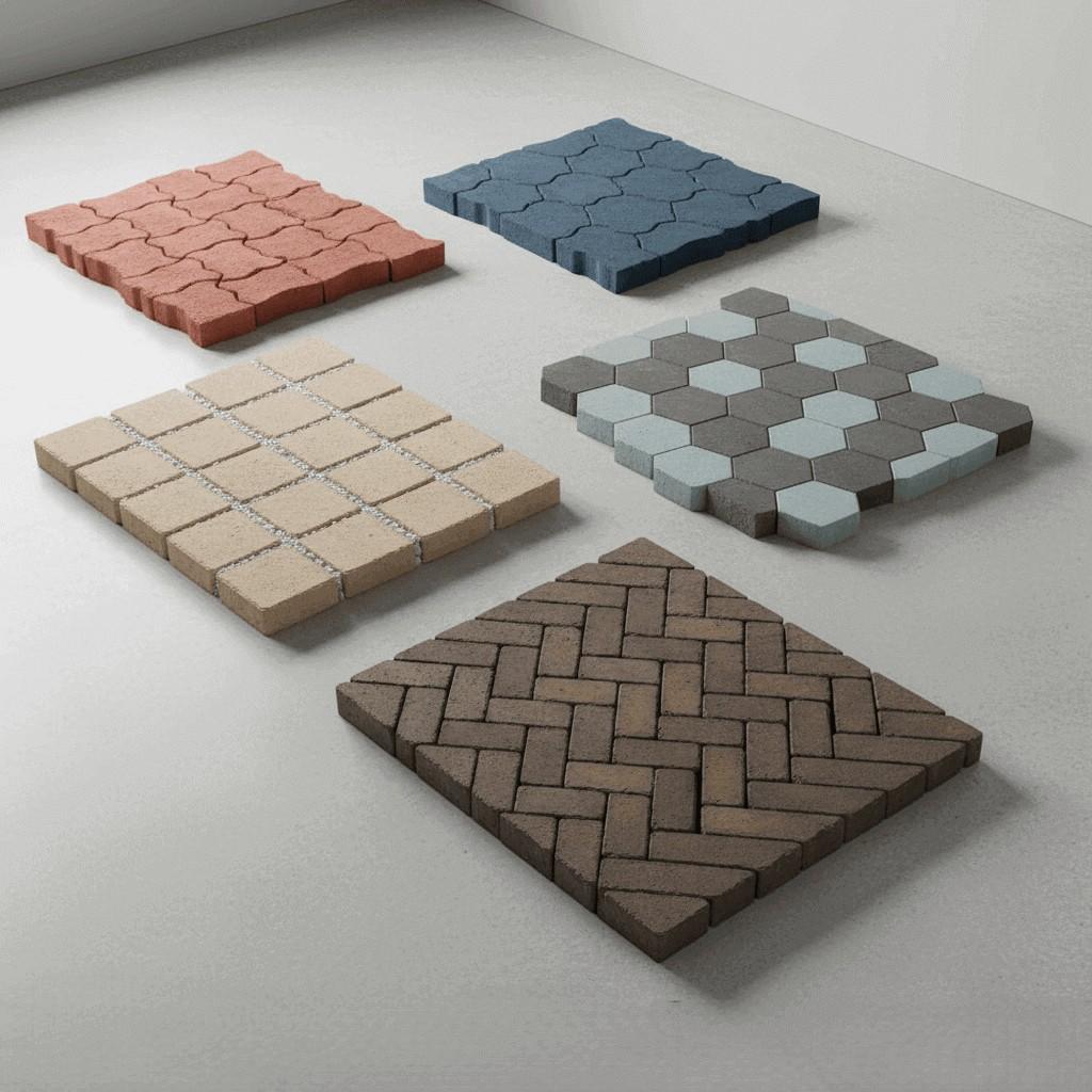 Paver / Interlock's Upgrade your outdoors with durable, stylish interlocks — available in AQUAETT, RECTANGULAR, PLAZA, SQUARE, Cube, Quadro, OCTA, RHMBUES, and UNI designs.