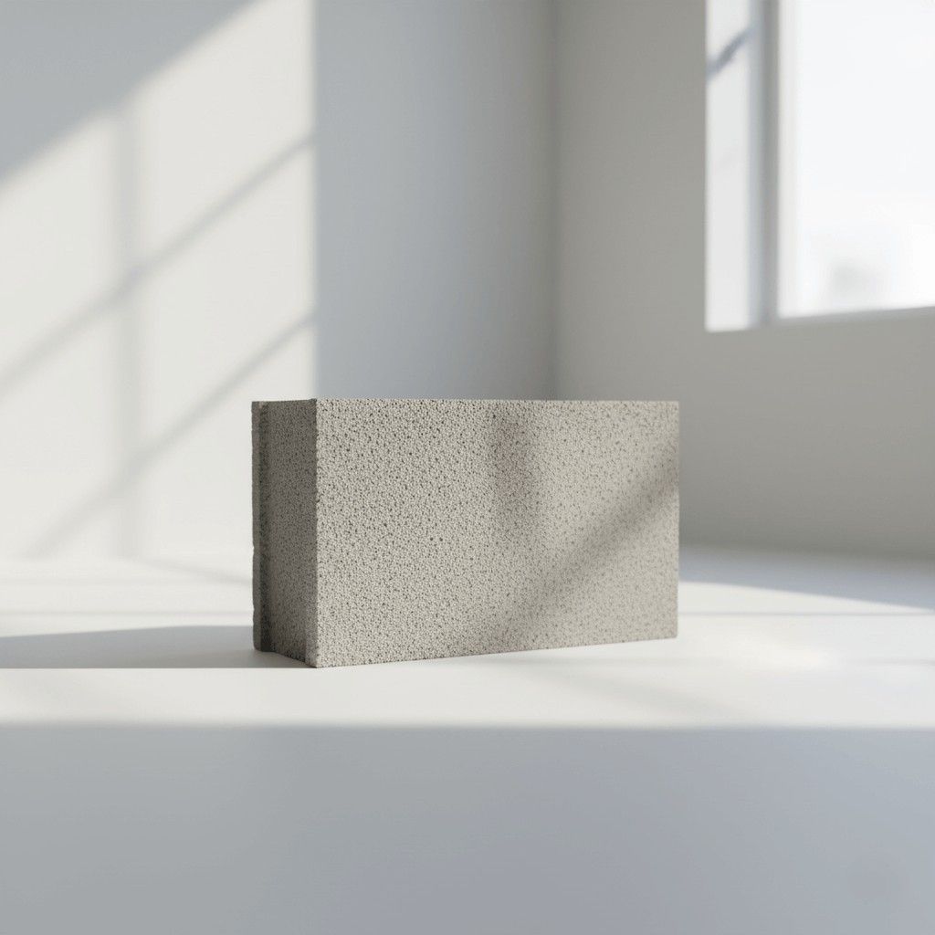 Solid Block High-strength concrete blocks for load-bearing walls, foundations, and durable construction projects.